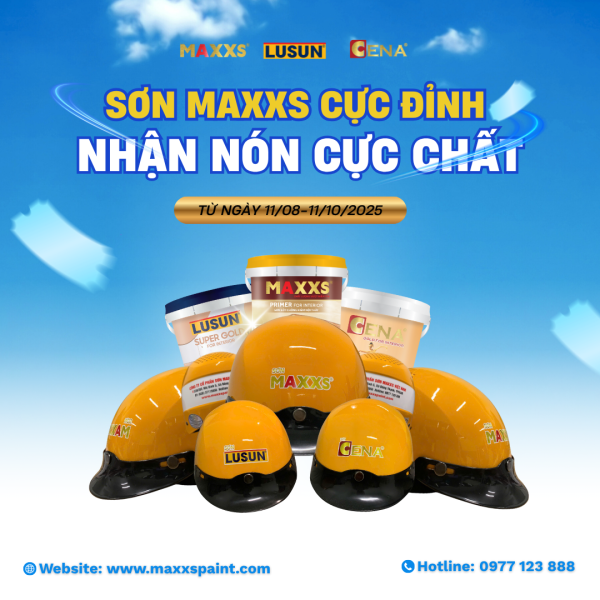 "Sơn Maxxs Cực Đỉnh – Nhận Nón Cực Chất": Chương Trình Khuyến Mãi Hấp Dẫn Nhất Mùa Này!