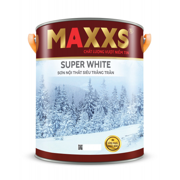 SƠN NỘI THẤT SIÊU TRẮNG TRẦN - MAXXS SUPER WHITE. SƠN NỘI THẤT SIÊU TRẮNG TRẦN - MAXXS SUPER WHITE.