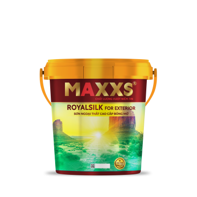 MAXXS ROYALSILK FOR EXTERIOR - SƠN NƯỚC NGOẠI THẤT CAO CẤP BÓNG MỜ