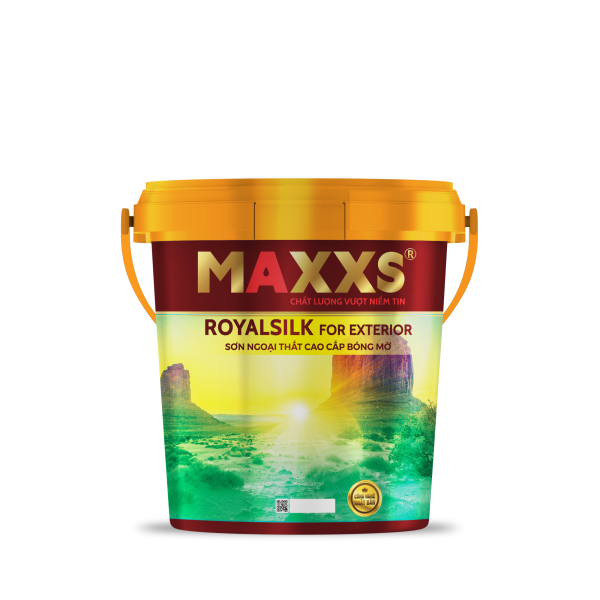 MAXXS ROYALSILK FOR EXTERIOR - SƠN NƯỚC NGOẠI THẤT CAO CẤP BÓNG MỜ MAXXS ROYALSILK FOR EXTERIOR - SƠN NƯỚC NGOẠI THẤT CAO CẤP BÓNG MỜ
